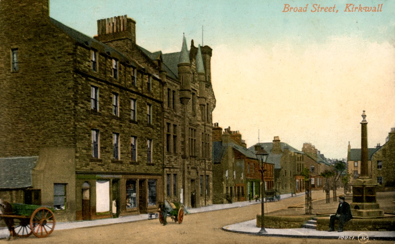 Broad Street, Kirkwall, Orkney, Schotland, 20e eeuw door Unbekannt