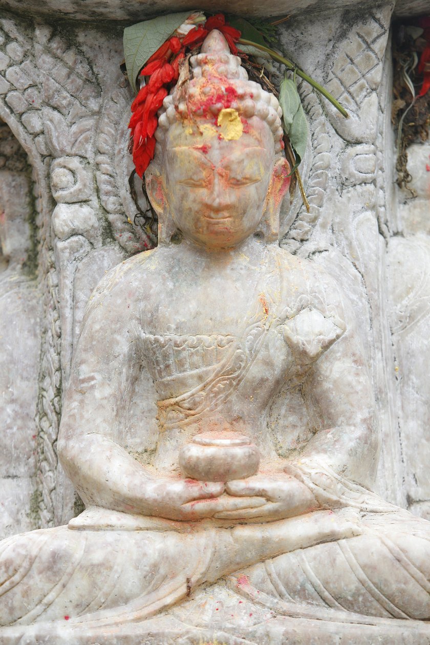 Boeddha van meditatie, Kirtipur, Nepal door Unbekannt