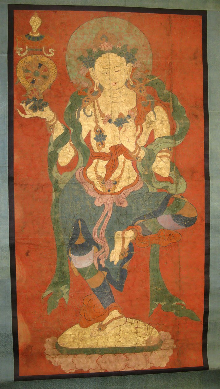 Boeddhistische begeleider, mogelijk een Dakini, late 18e eeuw door Unbekannt
