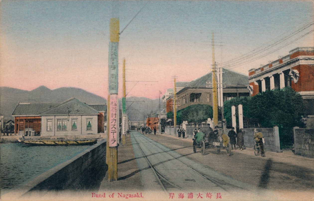Bund van Nagasaki, c1910 door Unbekannt