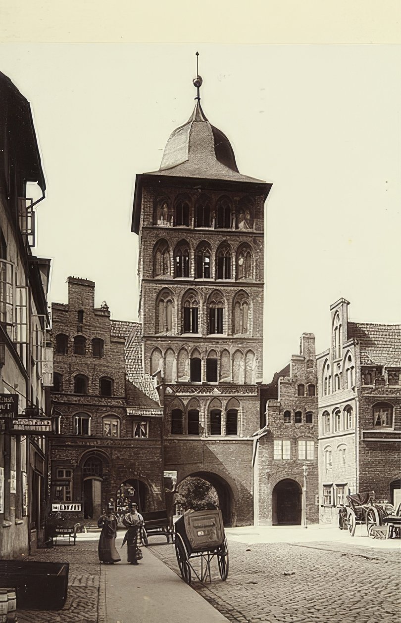 Stadspoort van Lübeck door Unbekannt