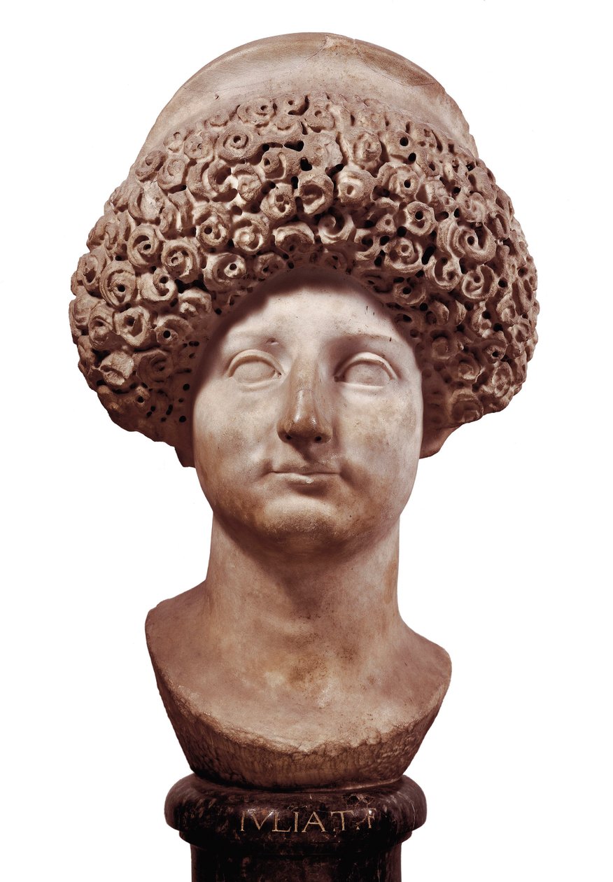 Buste van Julia T.F., Romeinse kunst door Unbekannt