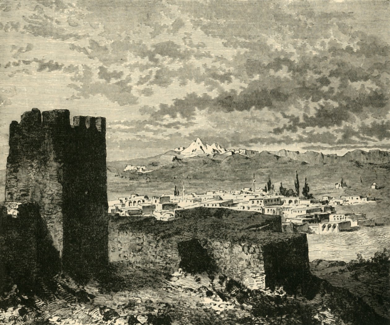 Caesarea, in Cappadocië door Unbekannt
