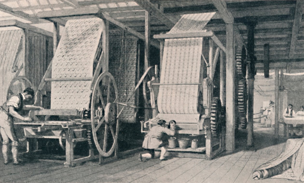 Calico Printing, 1835, 1904 door Unbekannt