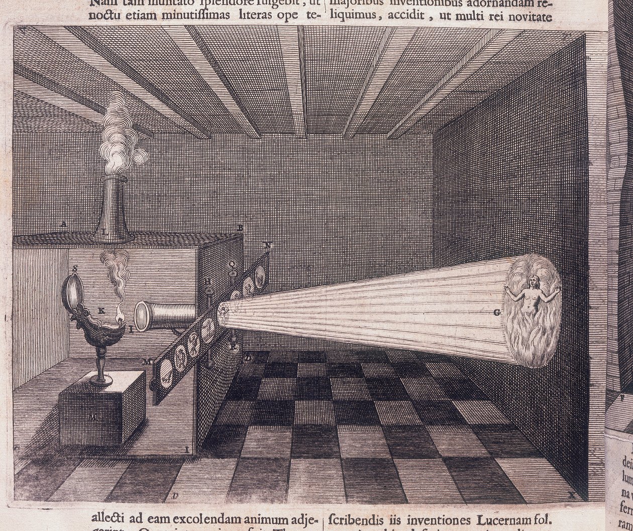 Camera obscura, 1646 door Unbekannt