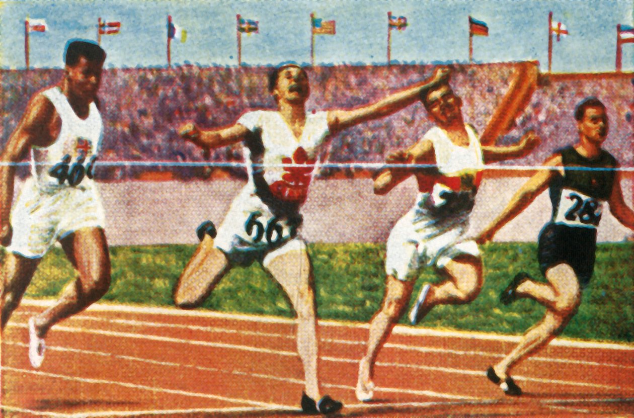 Canadese sprinter Percy Williams, 1928 door Unbekannt