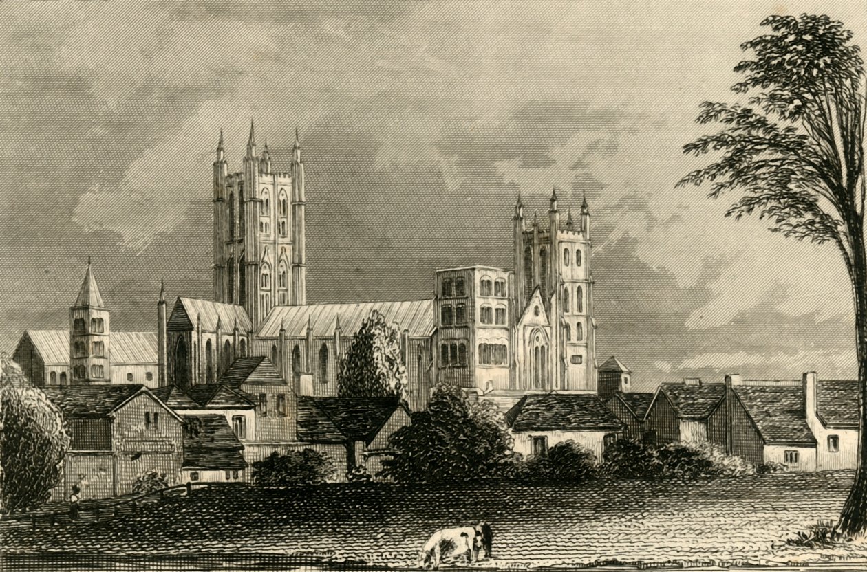 Kathedraal van Canterbury, Kent door Unbekannt