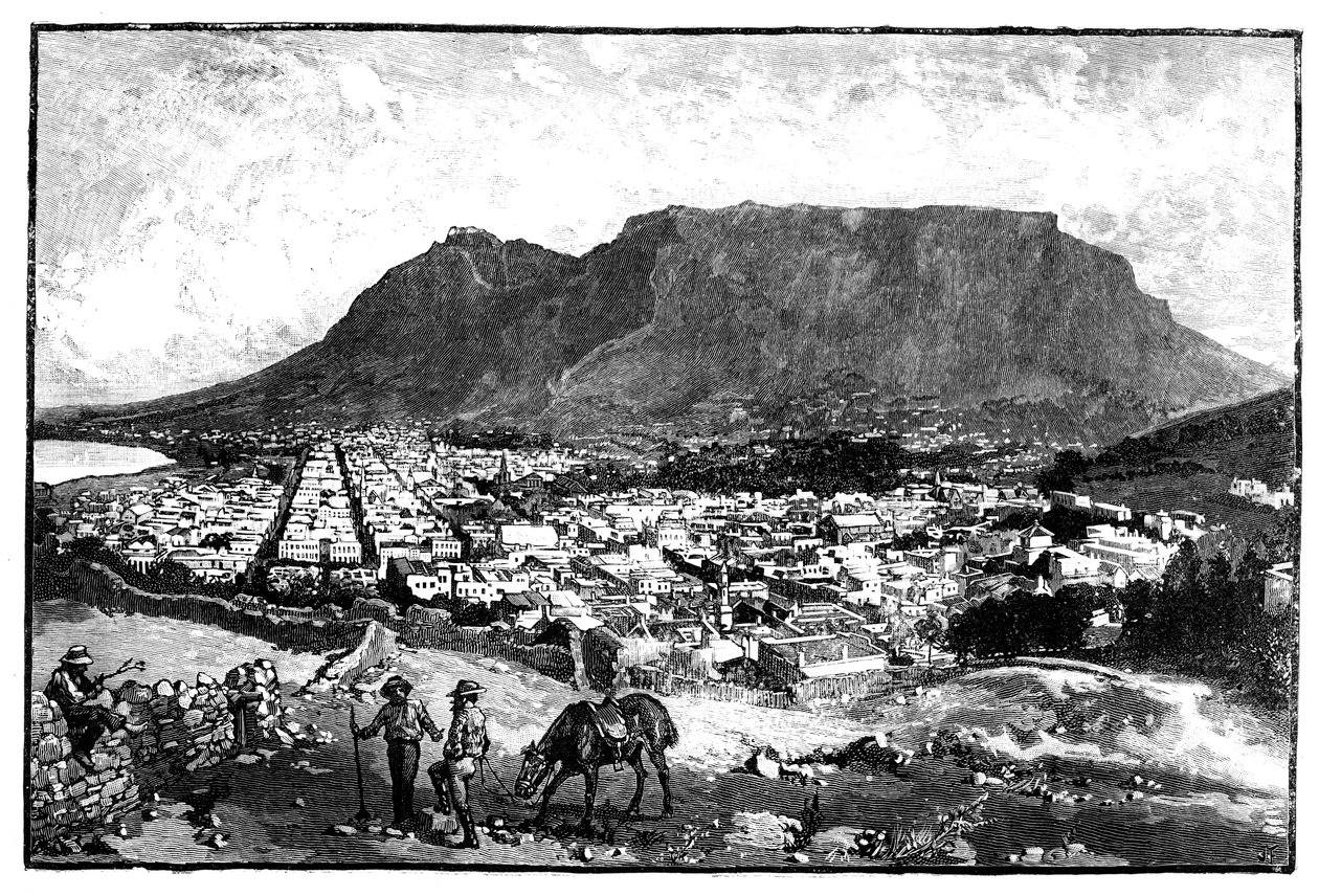 Kaapstad, Zuid-Afrika, ca. 1888 door Unbekannt