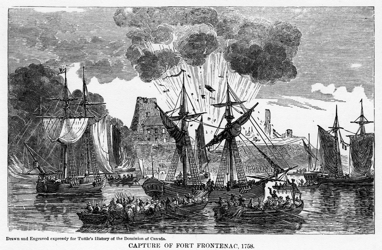 Verovering van Fort Frontenac, 1758, 1877 door Unbekannt
