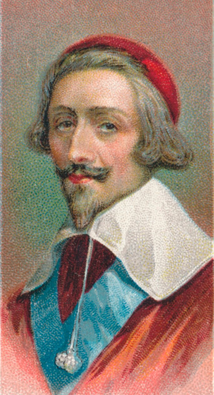 Kardinaal Richelieu 1585-1642, Franse prelaat en staatsman, 1924 door Unbekannt