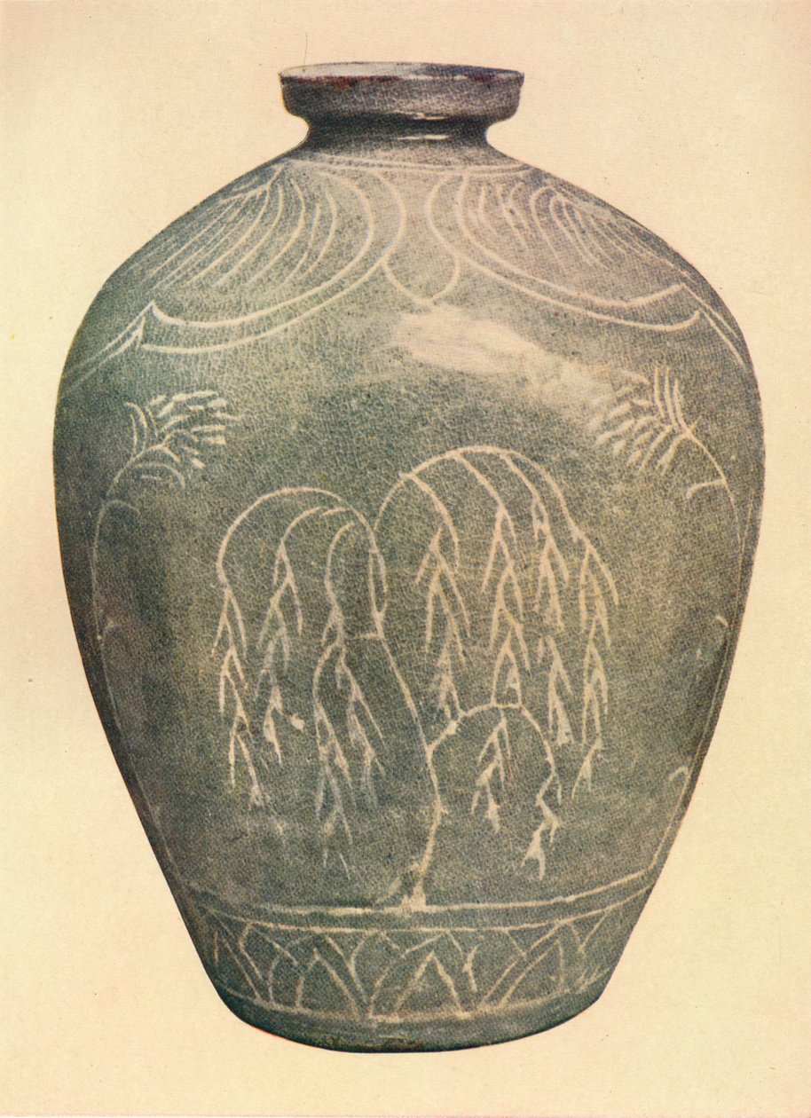 Celadon pot, Korai Dynastie, 1925 door Unbekannt