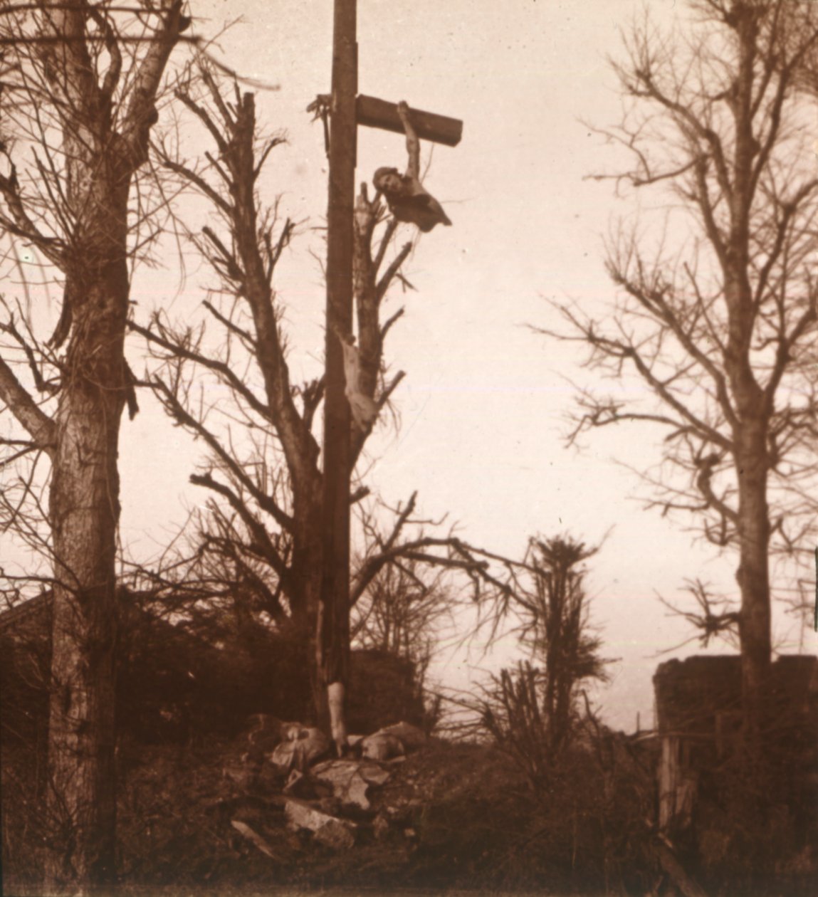 Begraafplaats in Arras, Noord-Frankrijk, ca. 1914-1918 door Unbekannt