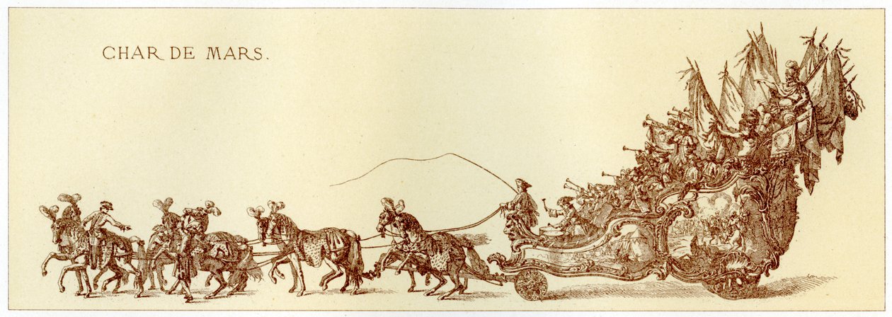Strijdwagen van Mars, 1885 door Unbekannt