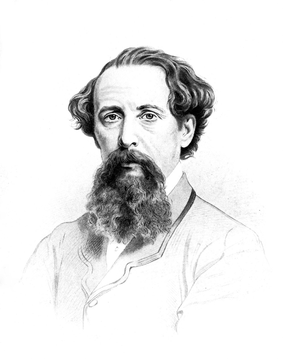 Charles Dickens, 19e-eeuwse Engelse auteur, 1910 door Unbekannt