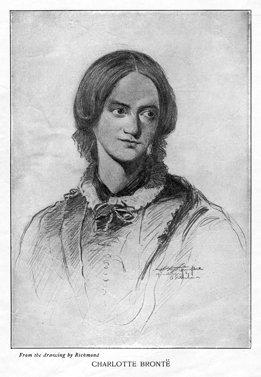 Charlotte Brontë, Engelse romanschrijfster, 1906 door Unbekannt