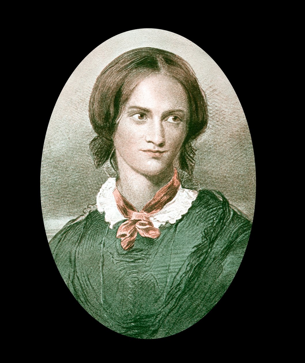 Charlotte Bronte, Engelse romanschrijfster, midden 19e eeuw door Unbekannt