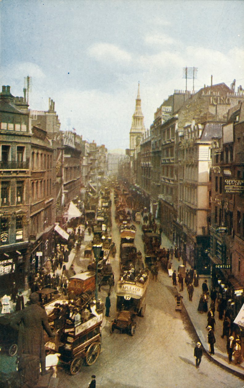 Cheapside, Londen door Unbekannt