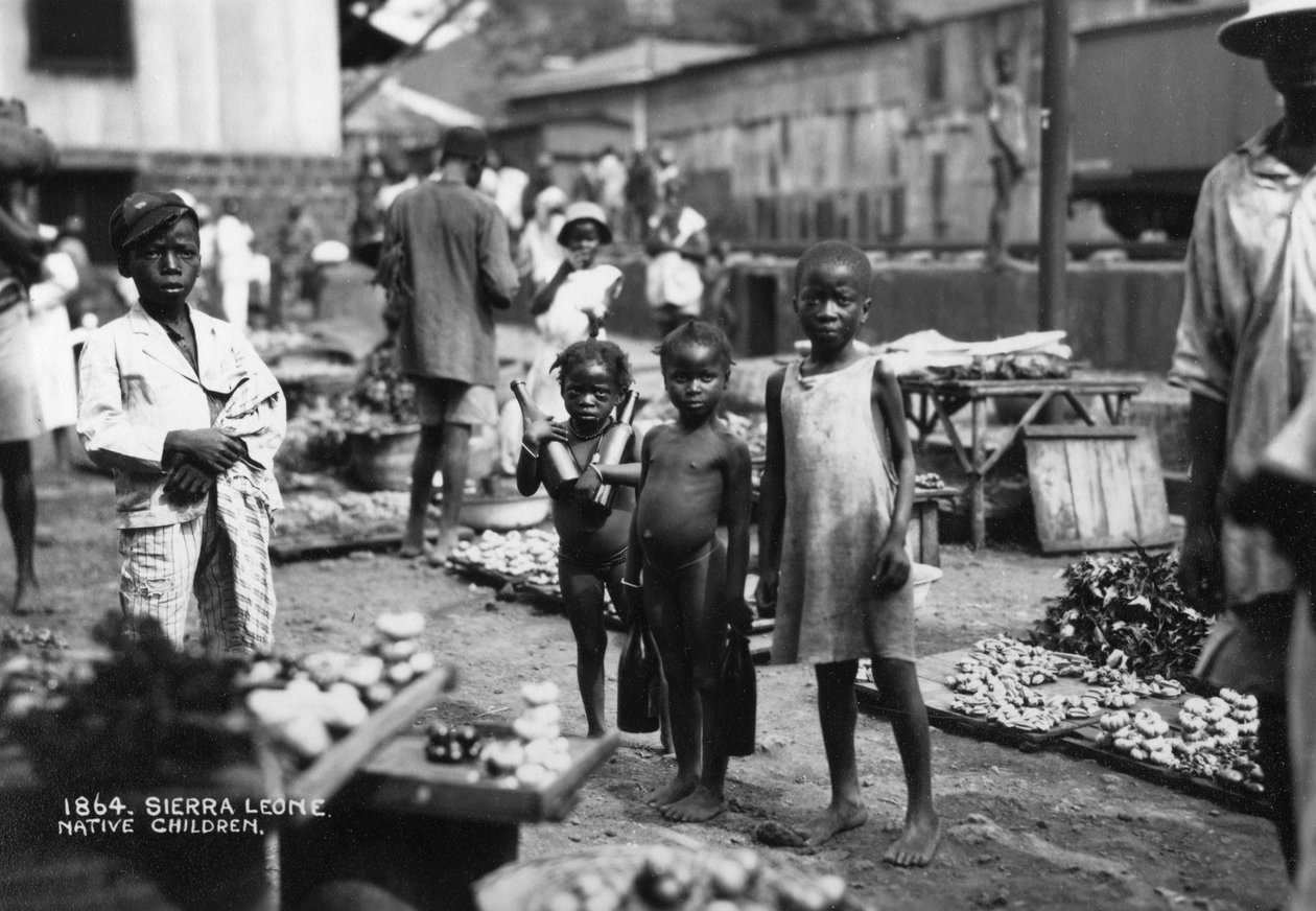 Kinderen, Sierra Leone, 20e eeuw door Unbekannt