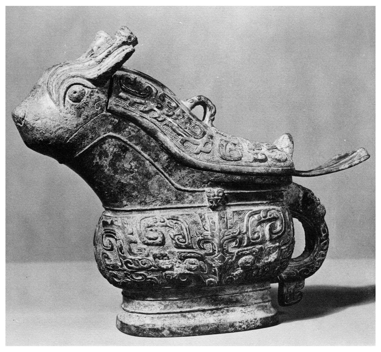 Chinese rituele wijnvaas, 1958 door Unbekannt