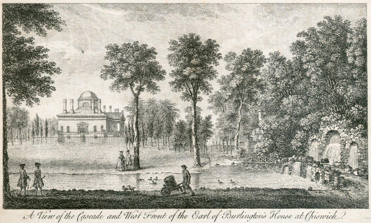 Chiswick House, Hounslow, Londen, 1750 door Unbekannt