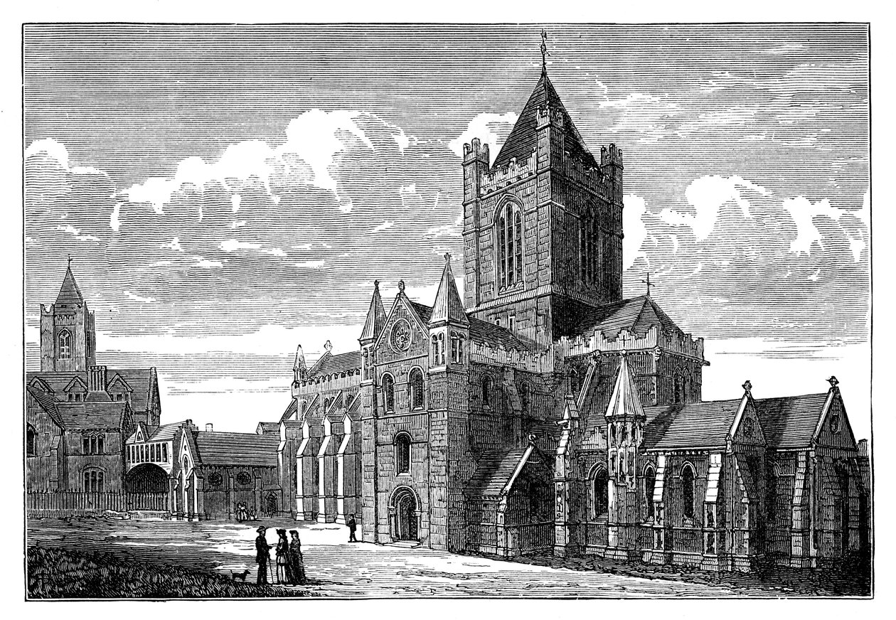 Christ Church Cathedral, Dublin, Ierland door Unbekannt