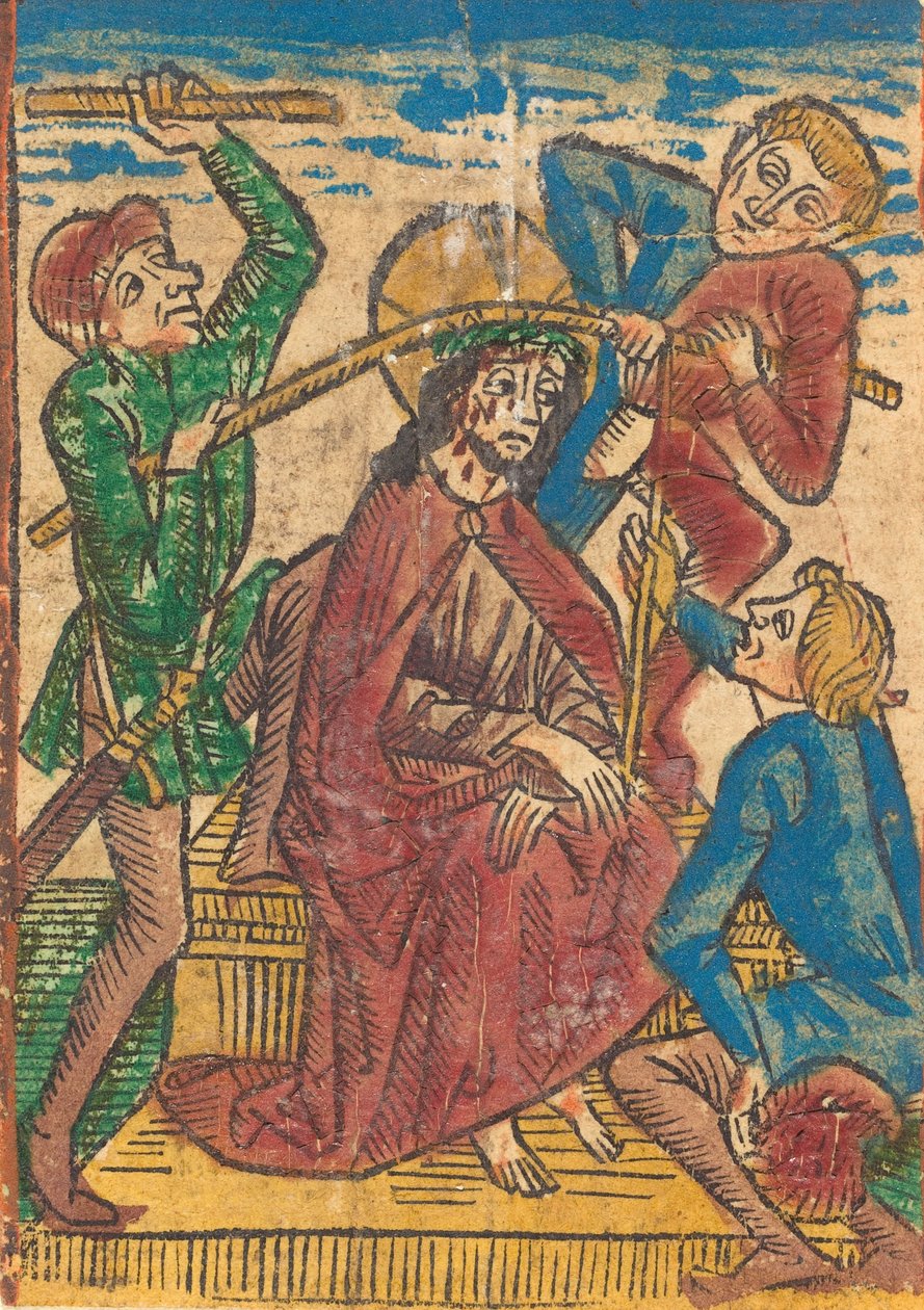 Christus met Doornenkroon, ca. 1490 door Unbekannt