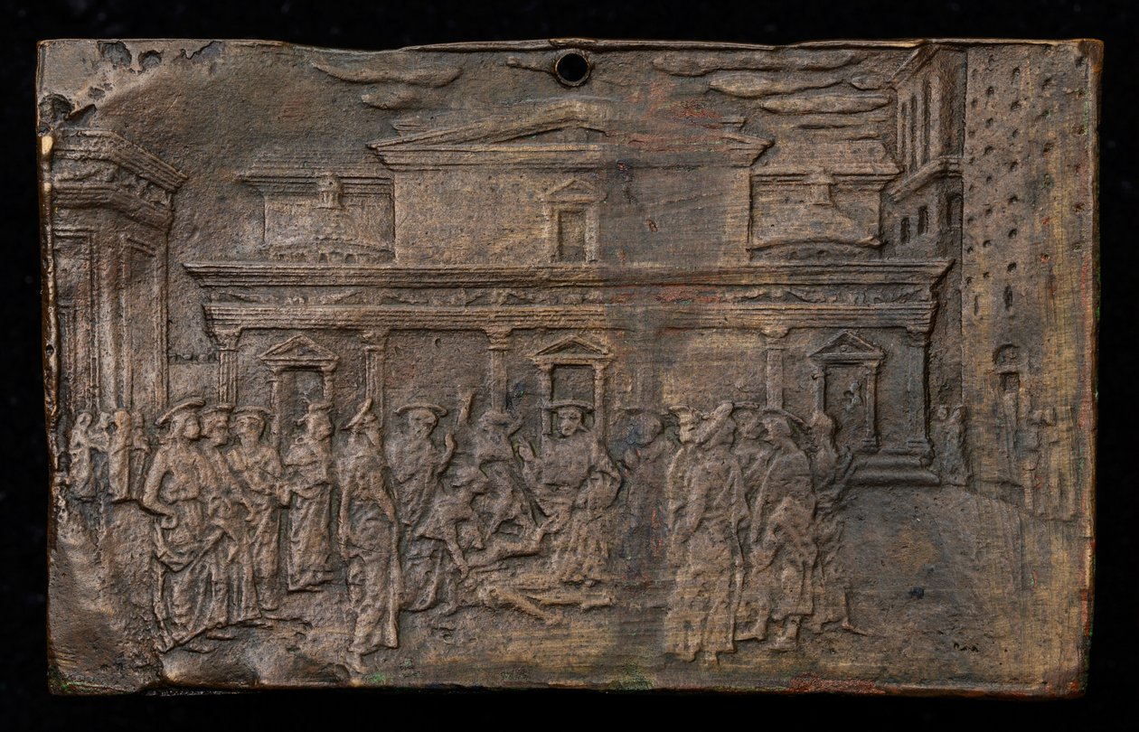 Christus geneest de bezeten jongen, ca. 1450-1460 door Unbekannt