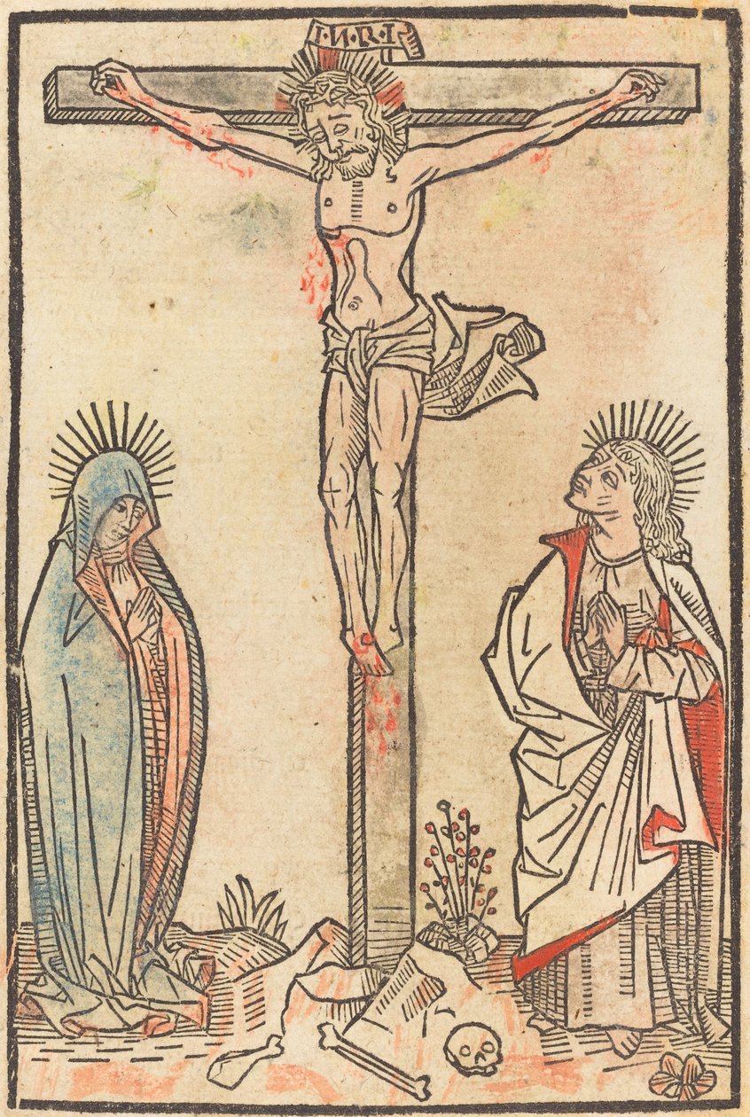 Christus aan het kruis, ca. 1490 door Unbekannt