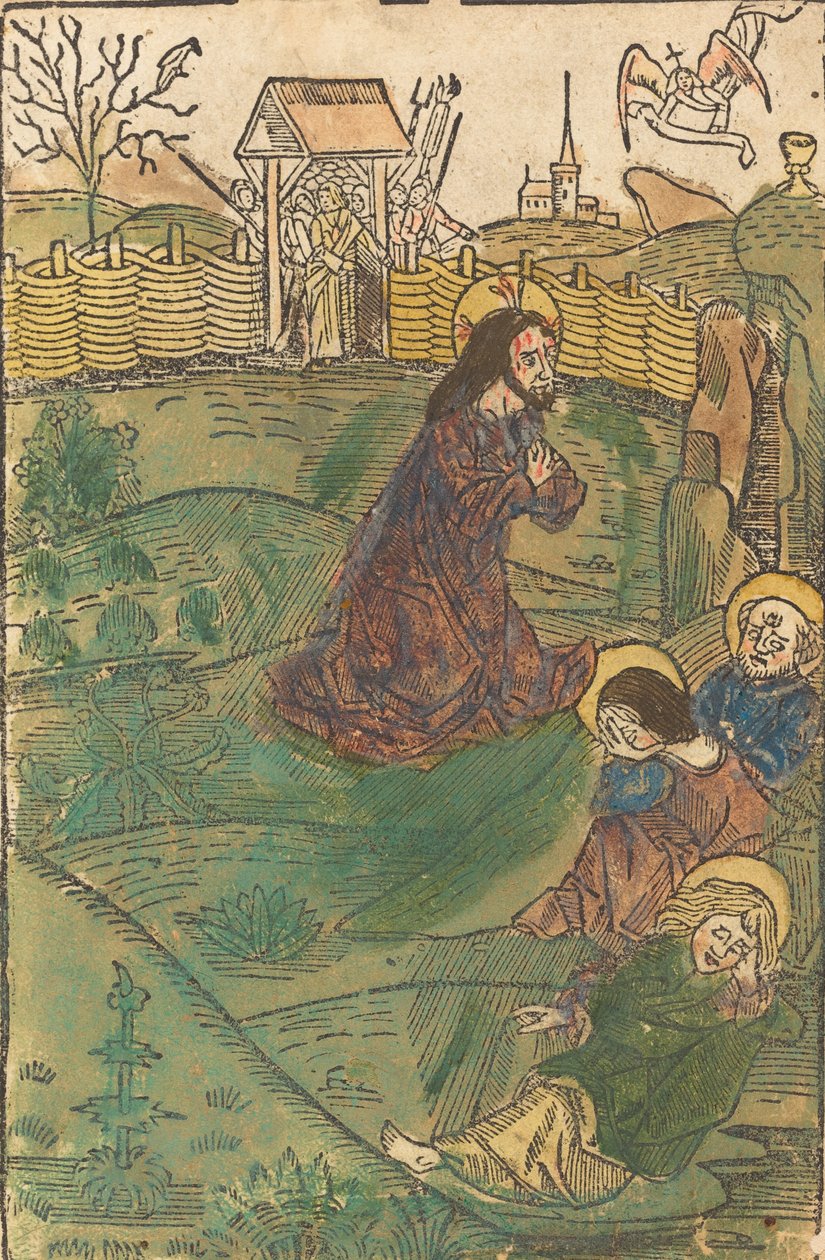 Christus op de Olijfberg door Unbekannt