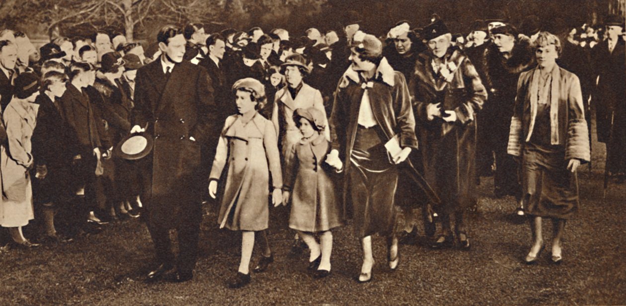 Kerstmorgen, Sandringham, 1936, 1937 door Unbekannt