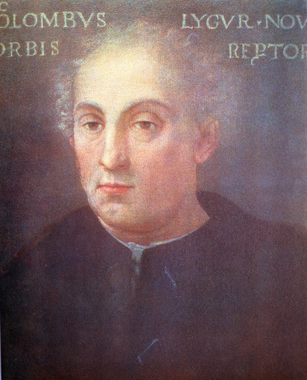 Christoffel Columbus, Genuees navigator en ontdekkingsreiziger door Unbekannt