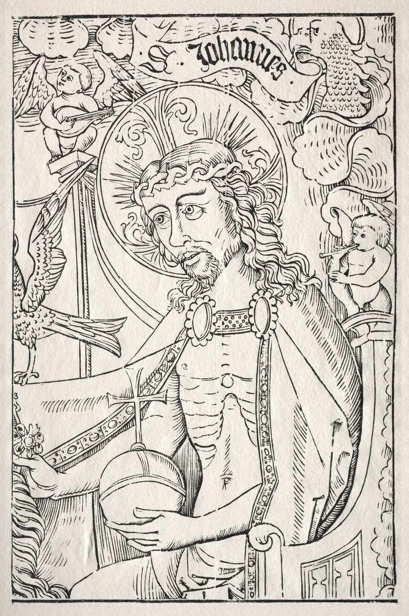 Christus in halve figuur, ca. 1480 door Unbekannt