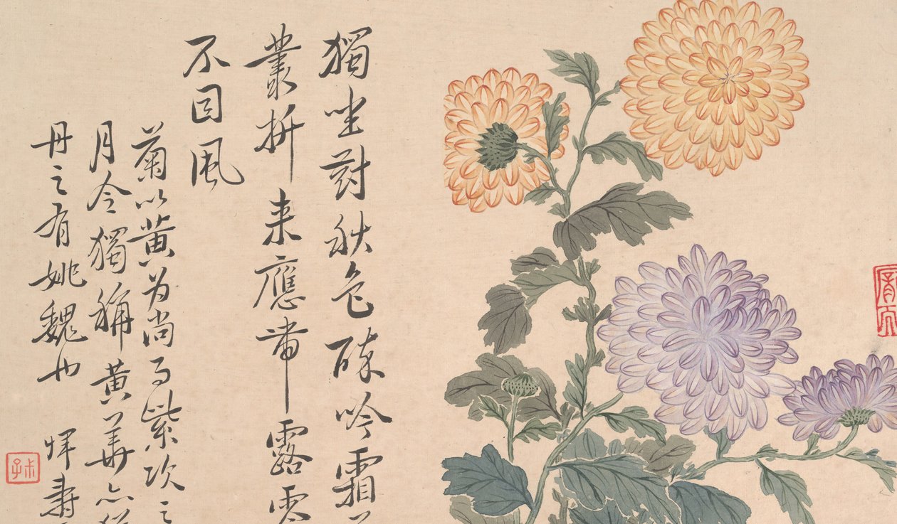 Chrysanten door Unbekannt
