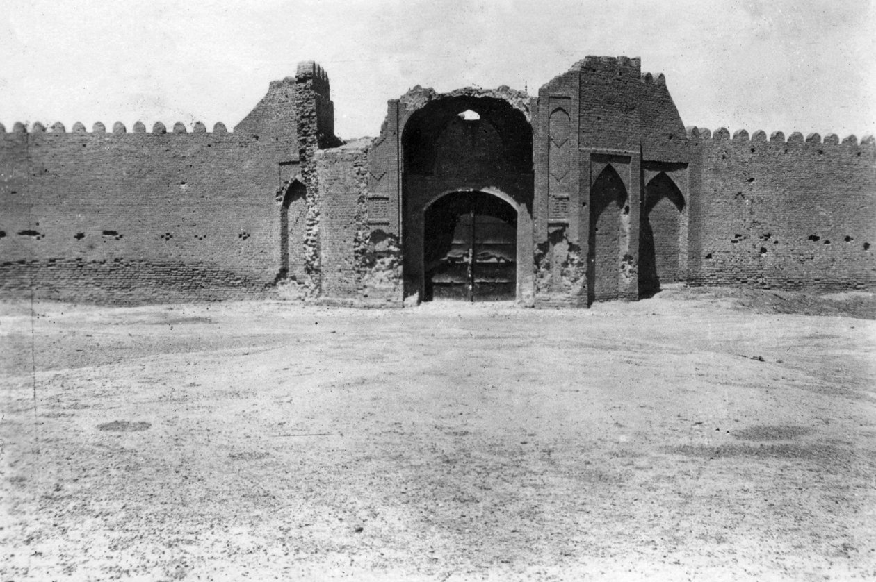 Stadspoort, Samarra, Mesopotamië, 1918 door Unbekannt
