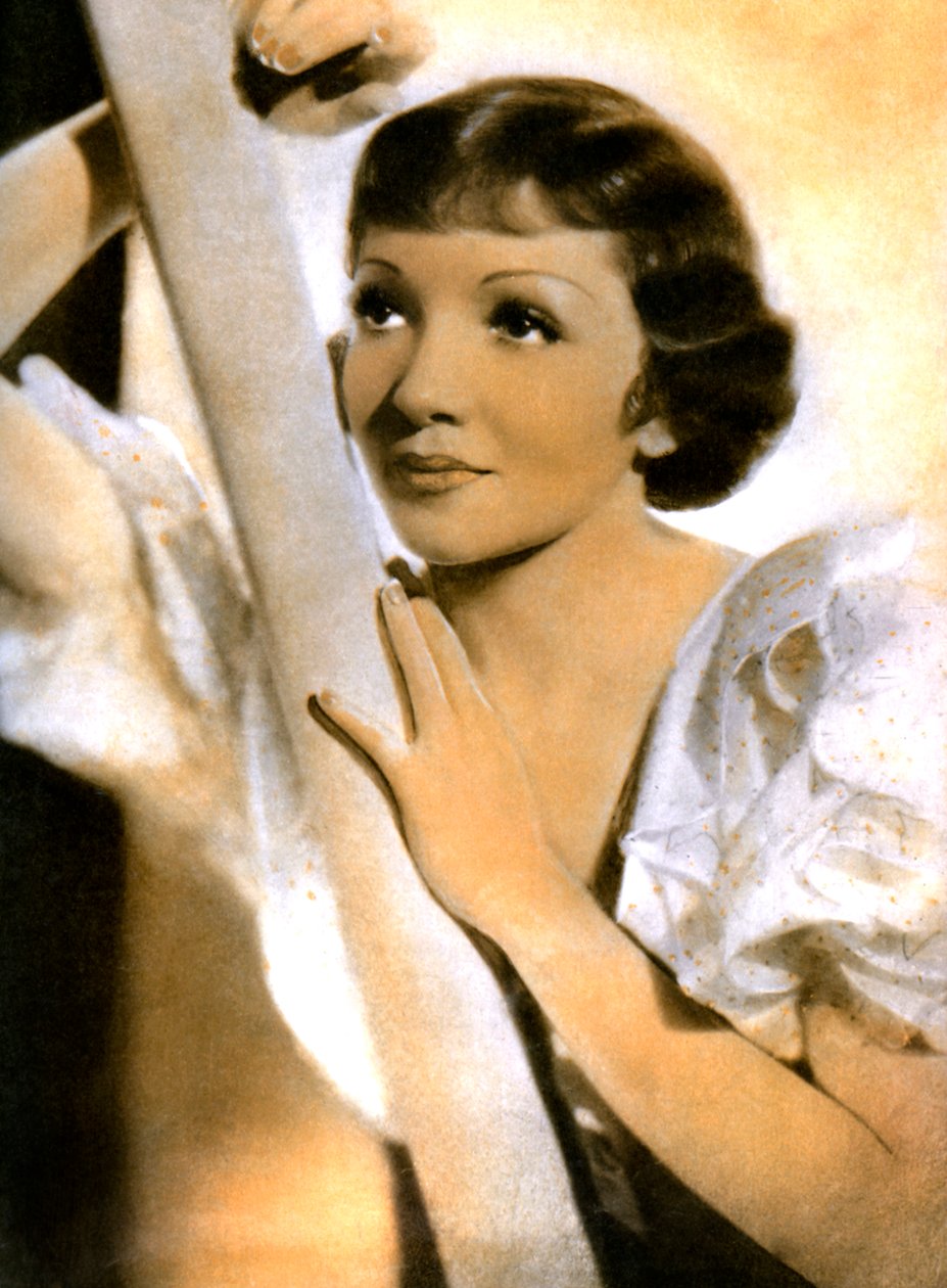 Claudette Colbert, Frans-Amerikaanse actrice, 1934-1935 door Unbekannt