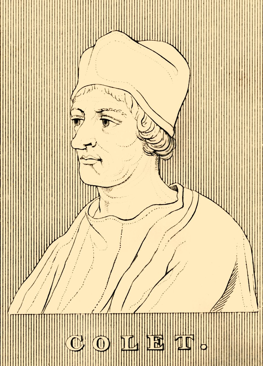 Colet, 1467-1519, 1830 door Unbekannt