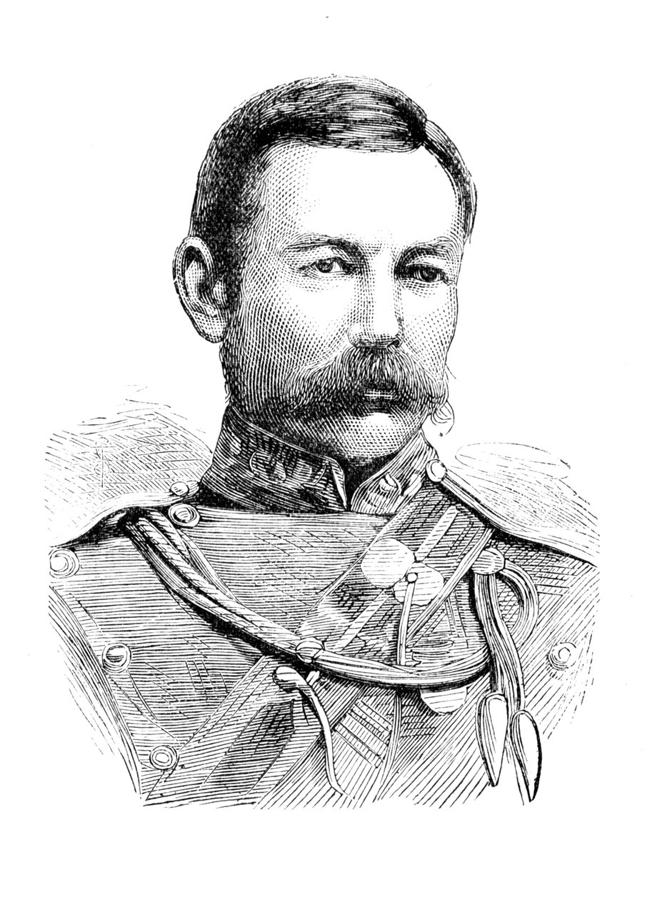 Kolonel Drury Lowe, C.B., c1880 door Unbekannt