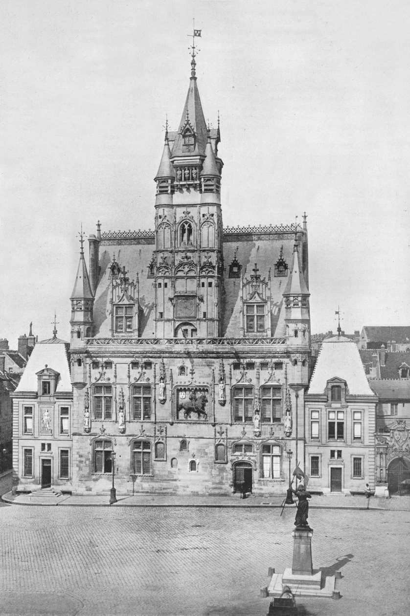 Compiegne: Het stadhuis, 1914 door Unbekannt
