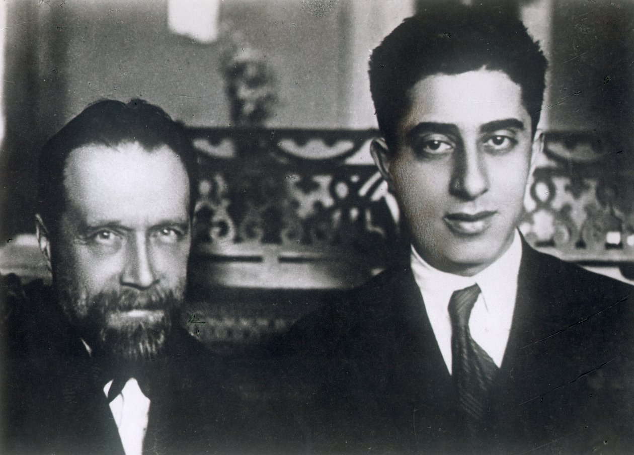 Componisten Nikolai Myaskovsky en Aram Khachaturian, 1933 door Unbekannt