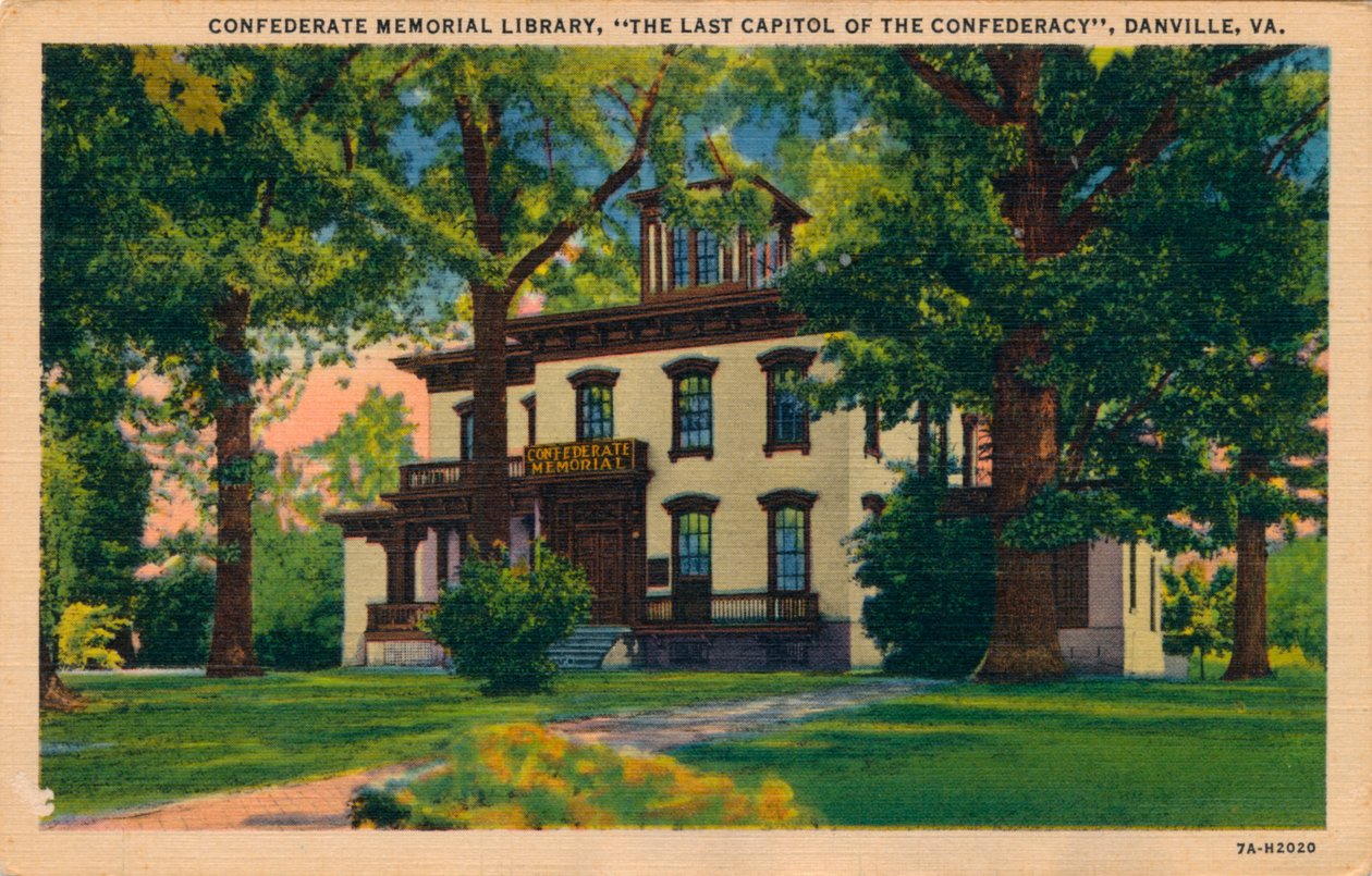 Confederate Memorial Library, Danville, Virginia door Unbekannt