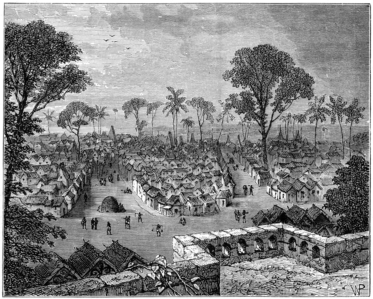 Coomassie, Ashanti Oorlog, Afrika, 1900 door Unbekannt