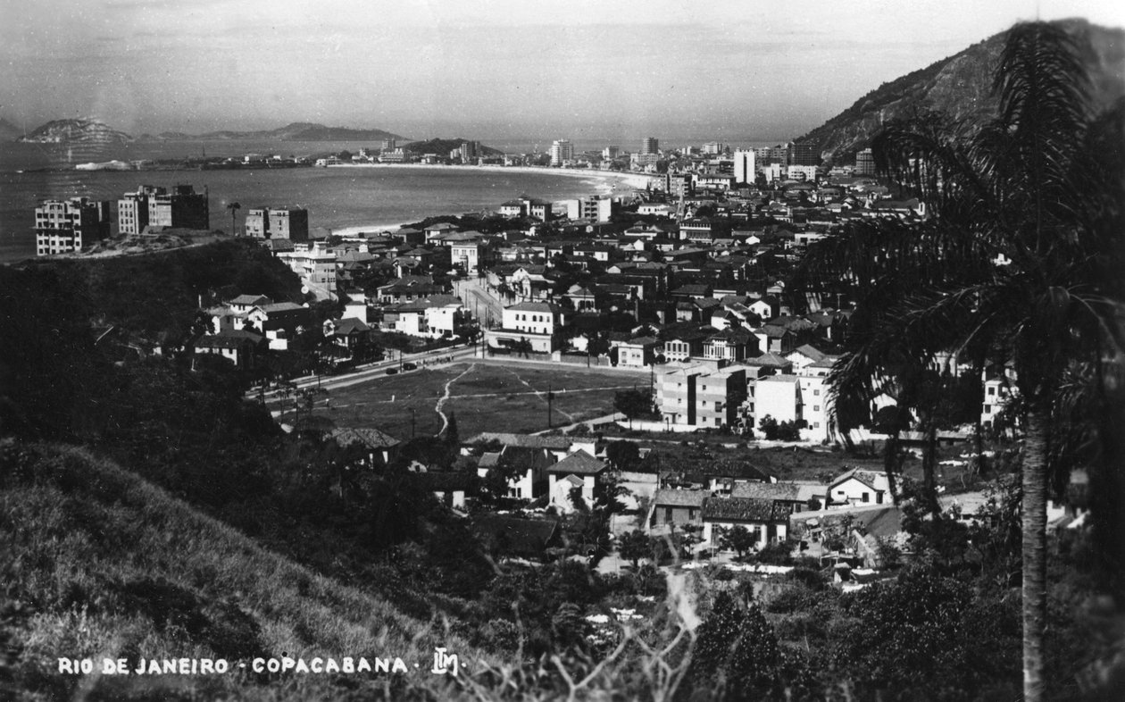 Copacabana, Rio de Janeiro, Brazilië, ca. 1937 door Unbekannt