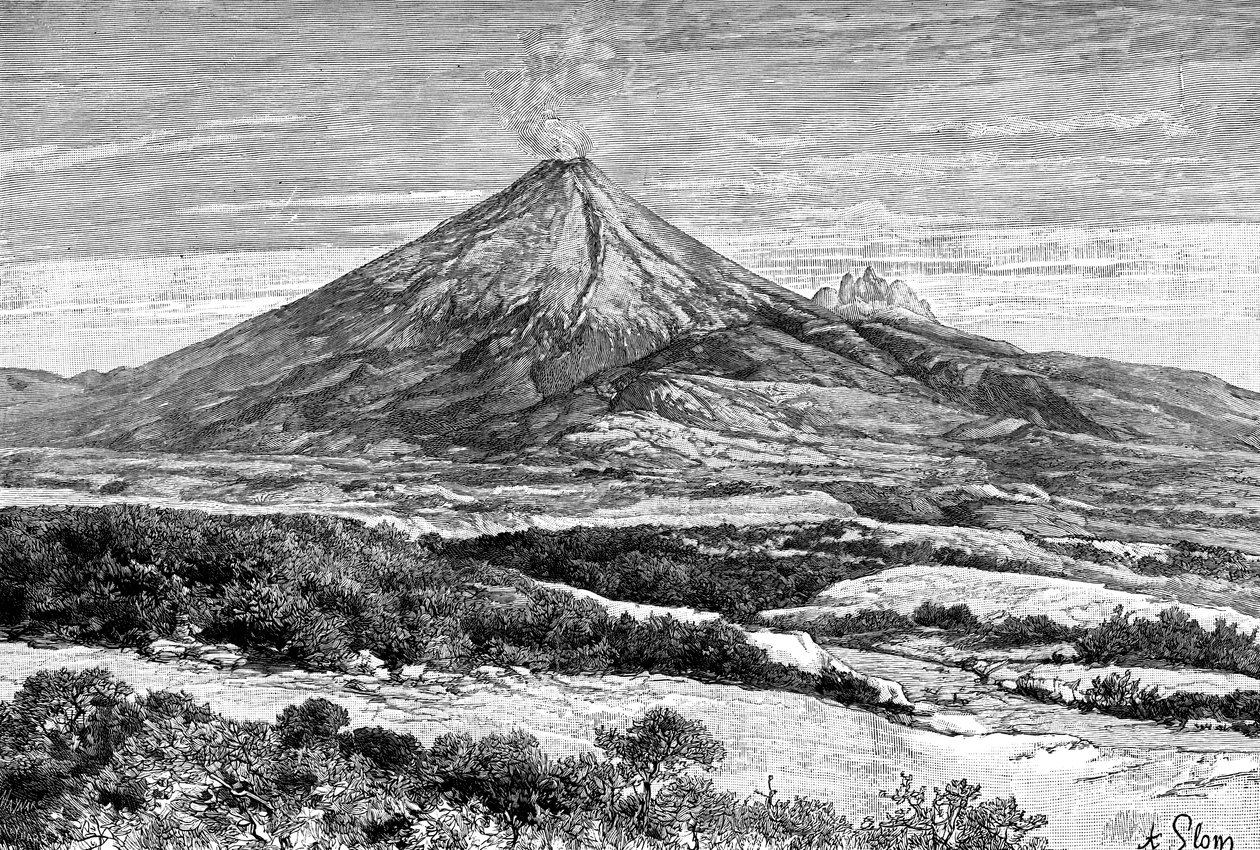 Cotopaxi vulkaan, Ecuador door Unbekannt