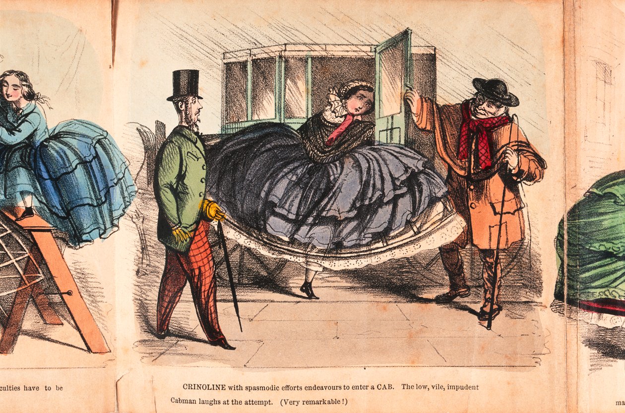 Crinoline - zijn moeilijkheden en gevaren door Unbekannt