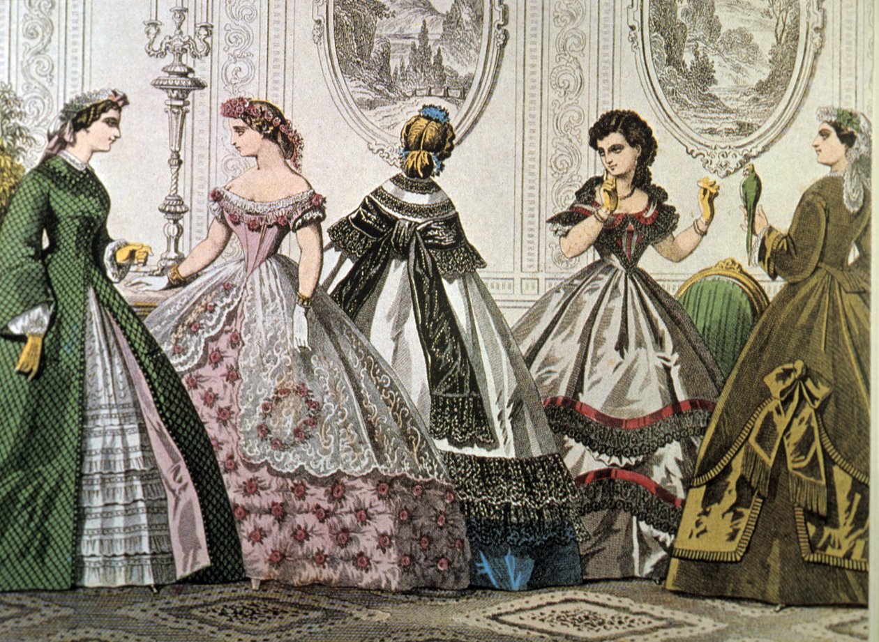 Crinolines uit 1850 door Unbekannt