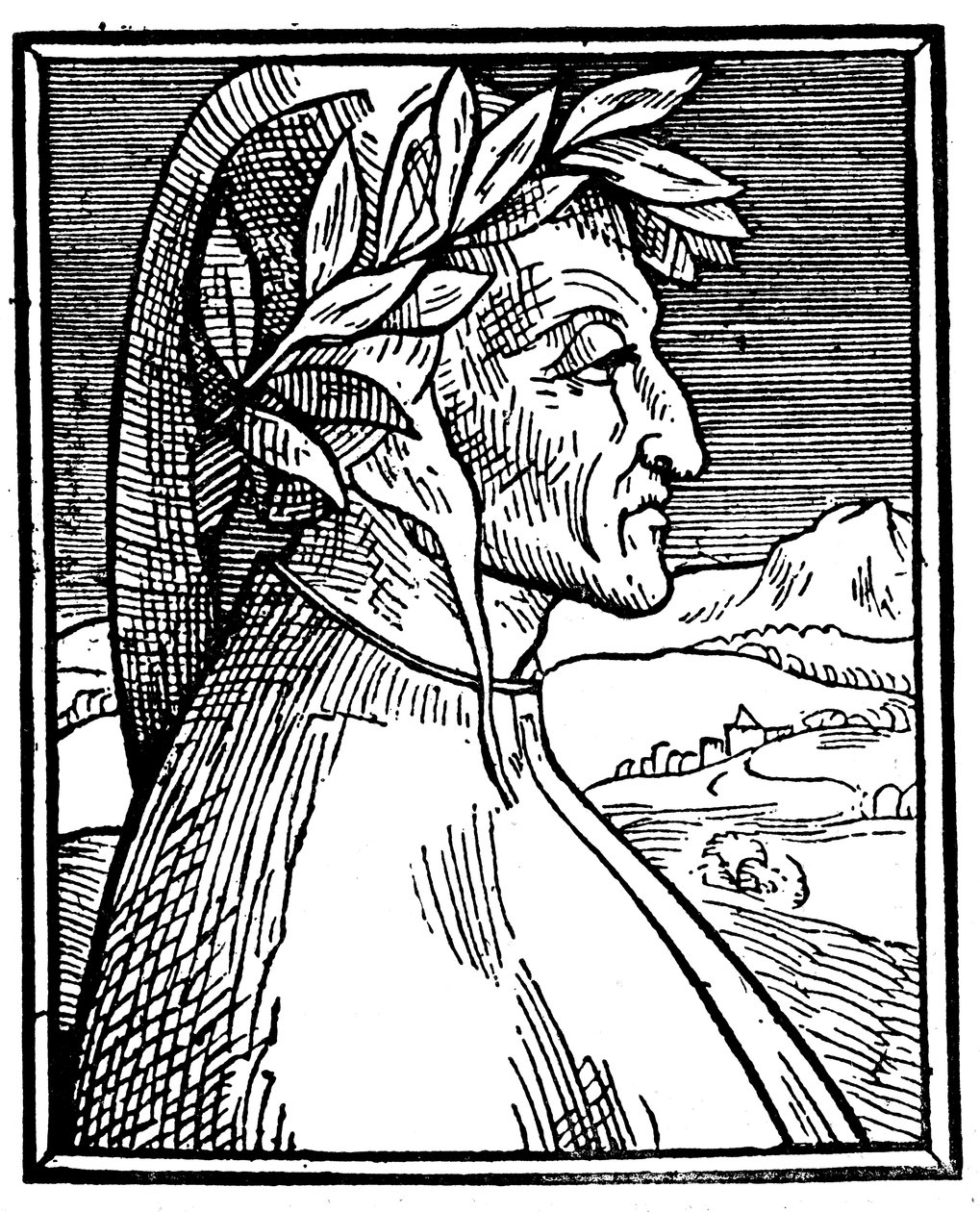Dante Alighieri 1265-1321, Italiaanse dichter, 1521 door Unbekannt