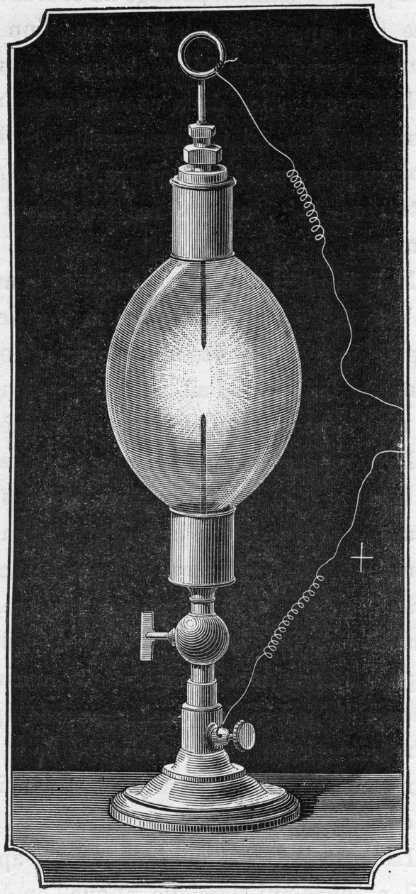 Davys elektrische ei, 1883 door Unbekannt