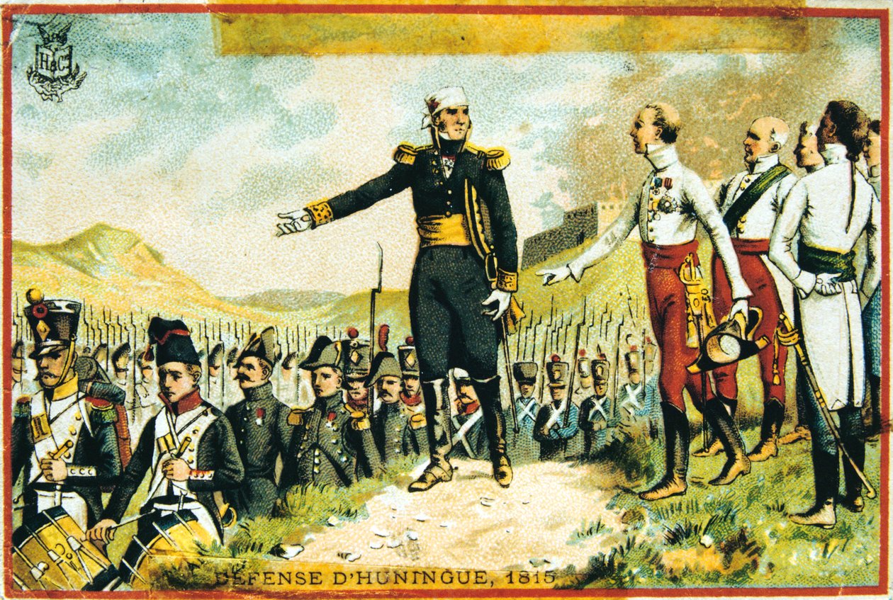 Verdediging van Huningue, 1815, 19e eeuw door Unbekannt