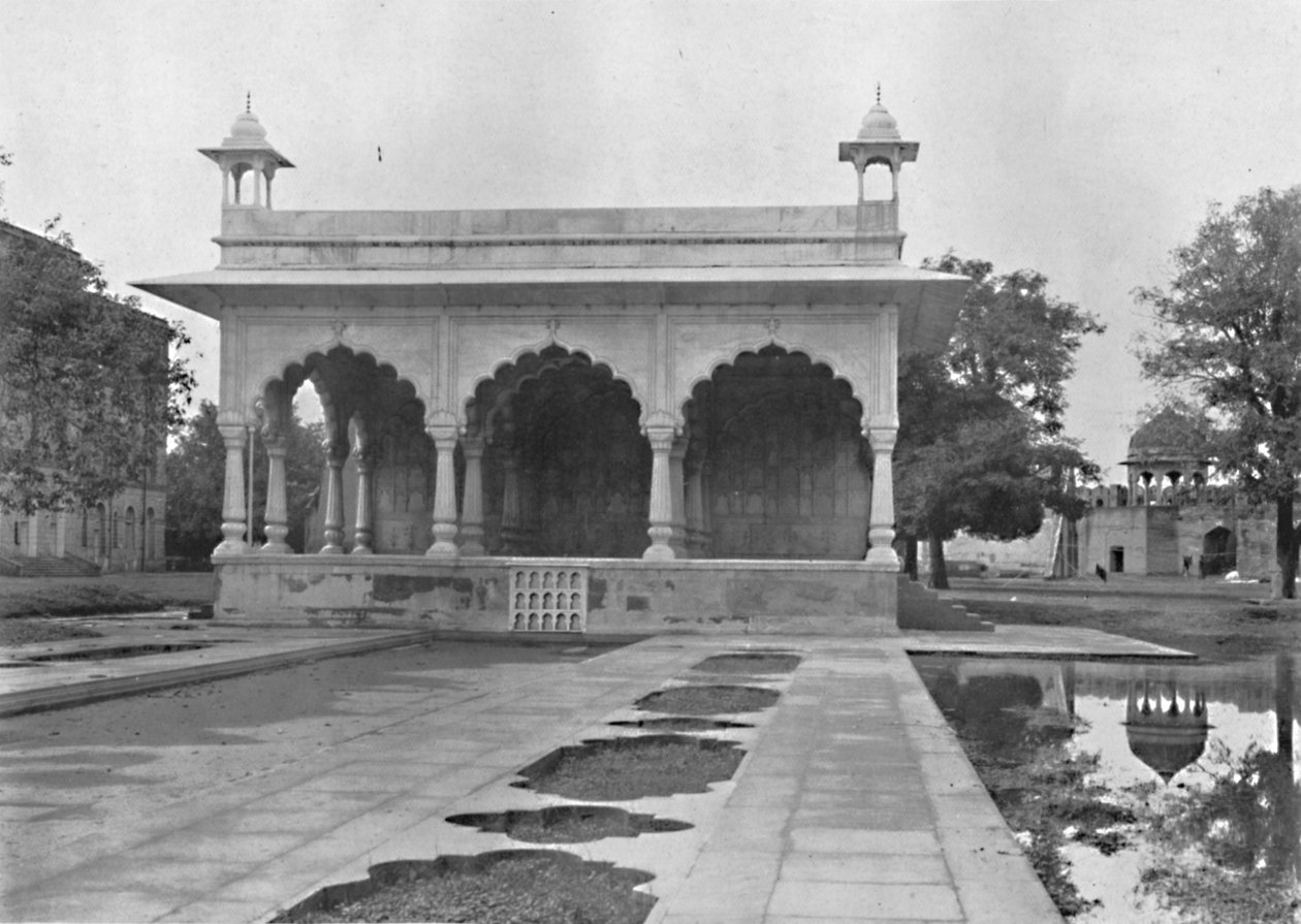 Delhi. Sawan Zomerhuis in Paleis, ca. 1910 door Unbekannt