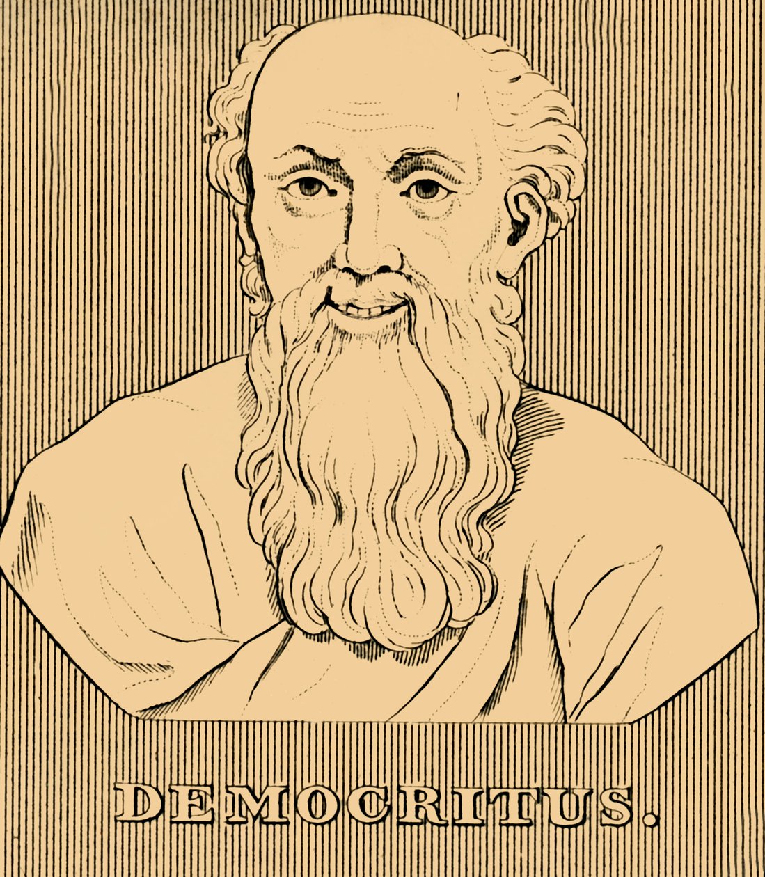 Democritus, c460-370 v.Chr., 1830 door Unbekannt